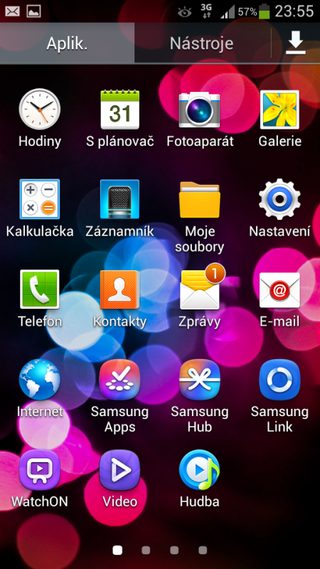 Samsung Galaxy S4 mini - Aplikace