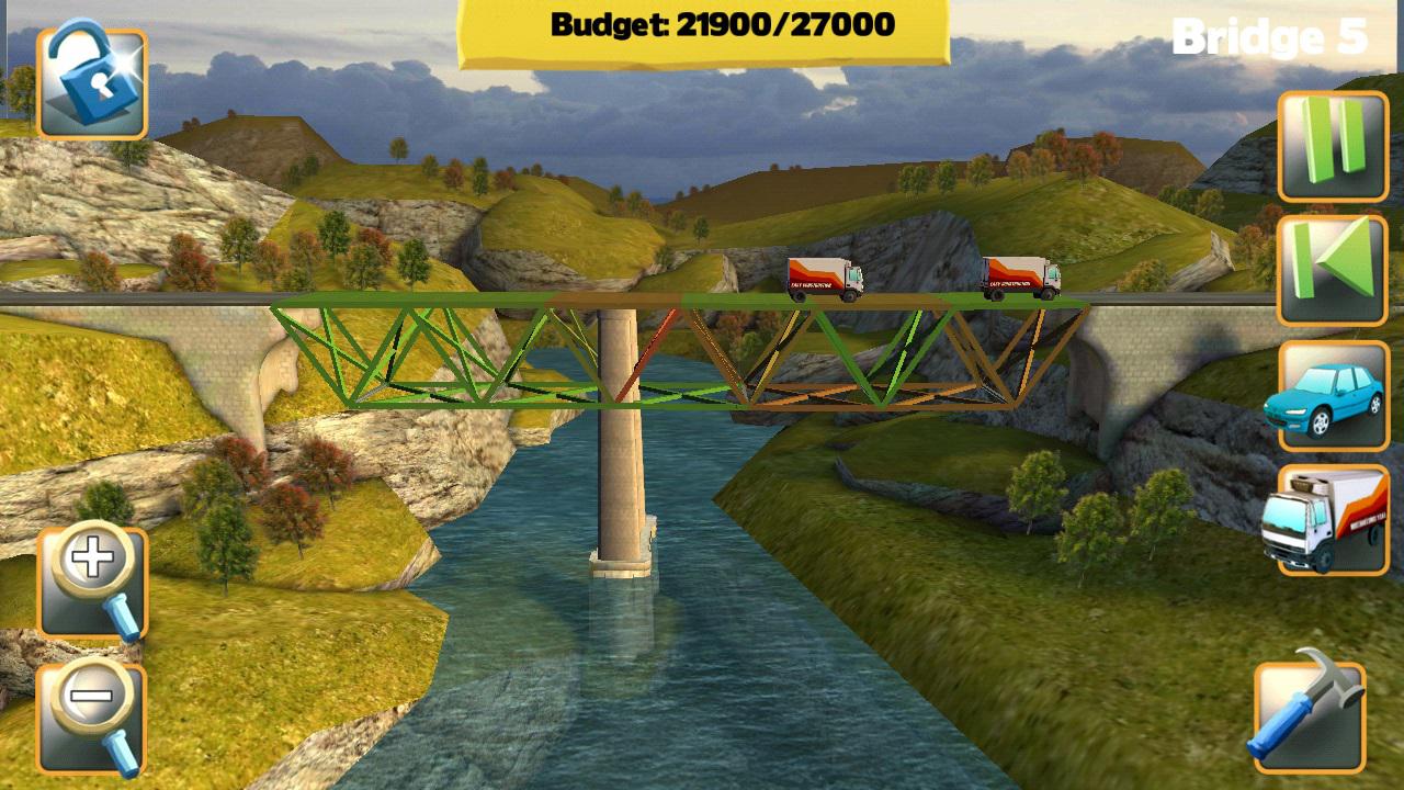 Bridge Constructor - Postav si svůj most na Androidu