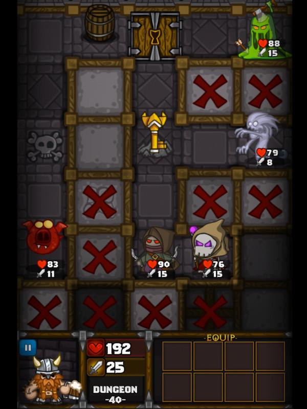 Taktická RPG hra Dungelot na Android Tablety a telefony