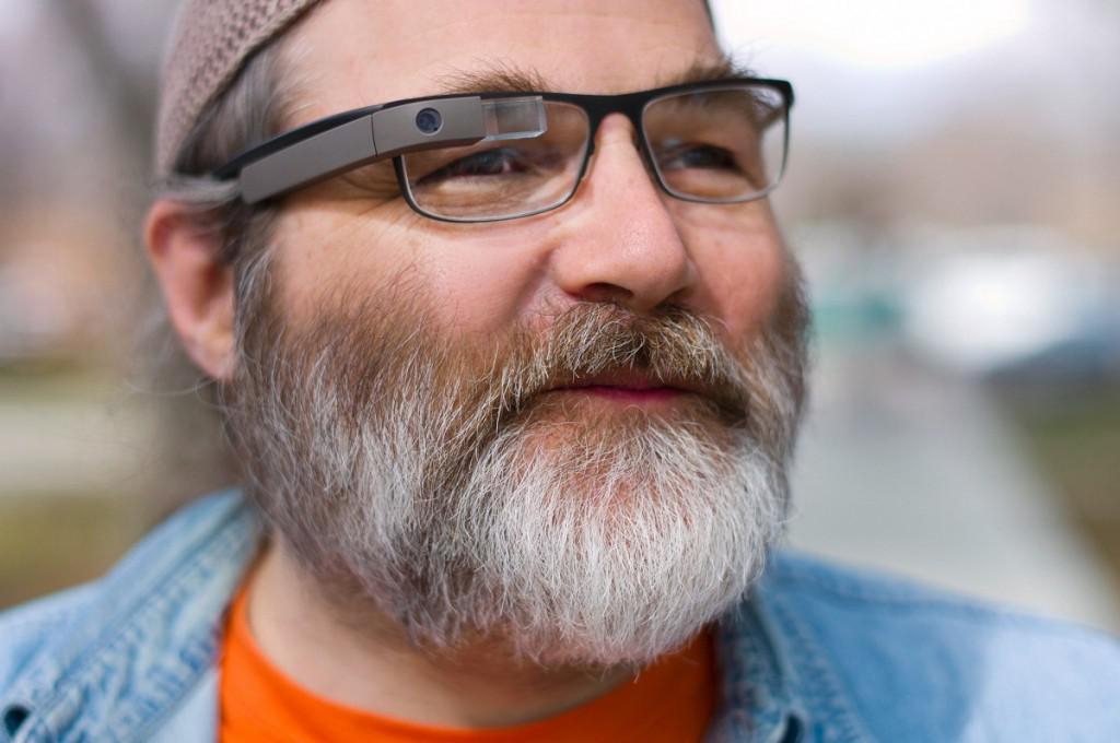 Brýle Google Glass samotný modul na vlastní rámeček