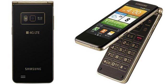 Telefon Samsung SM-W2014 výkonné véčko se dvěma displeji