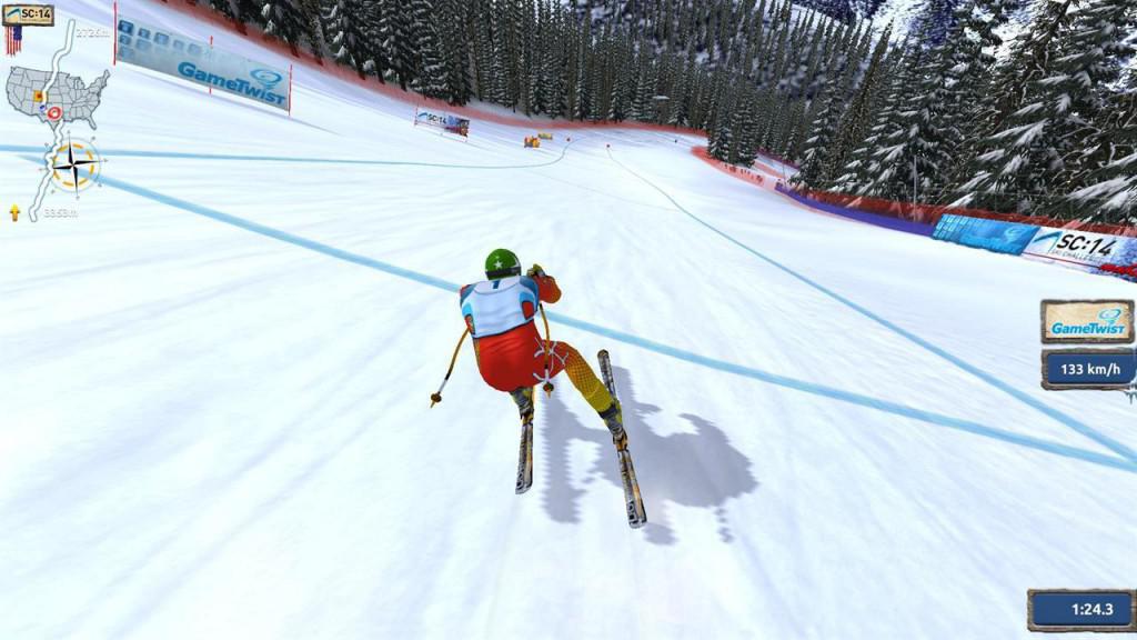 Hra Ski Challenge 14 je sportovním simulátorem lyžování pro Android