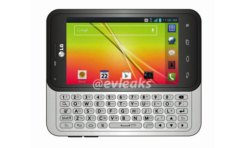Únik informací o vzhledu mobilu LG Optimus F3Q s fyzickou klávesnicí