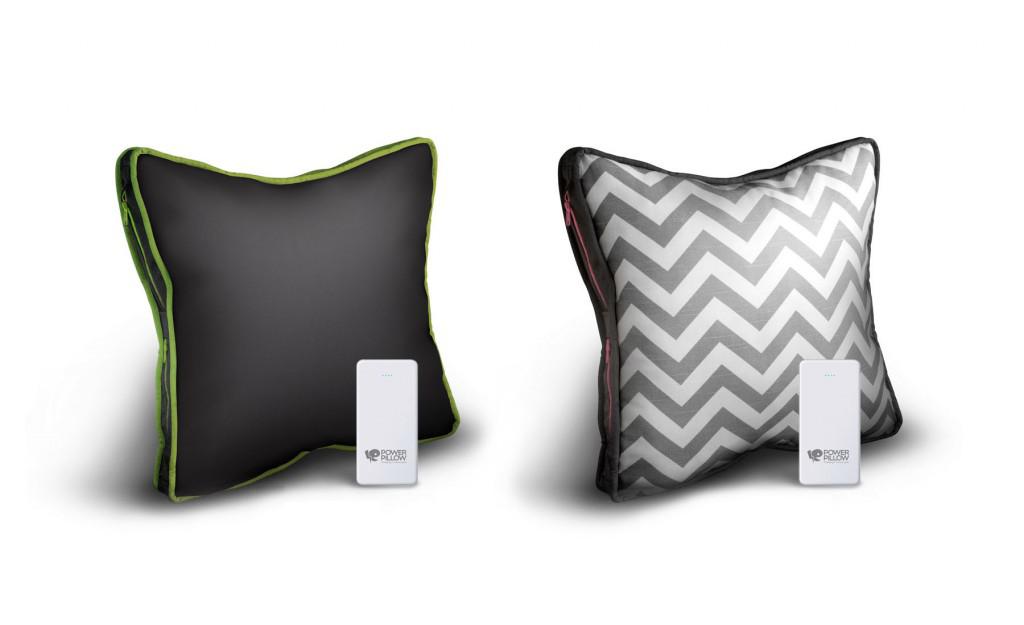 Power Pillow je polštářek s baterií který dobije telefon