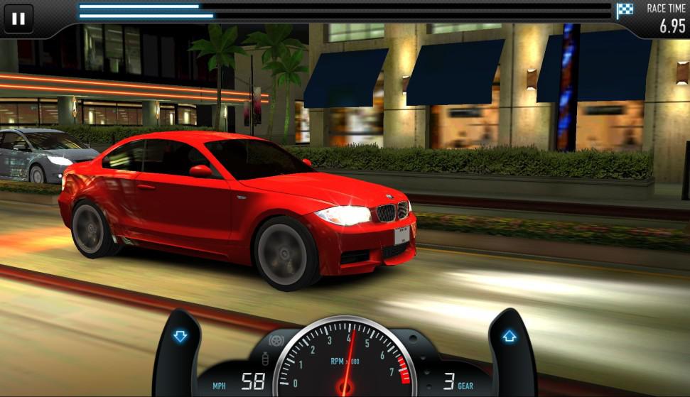 CSR Racing je hra pro Android podobná hře Drag Racing