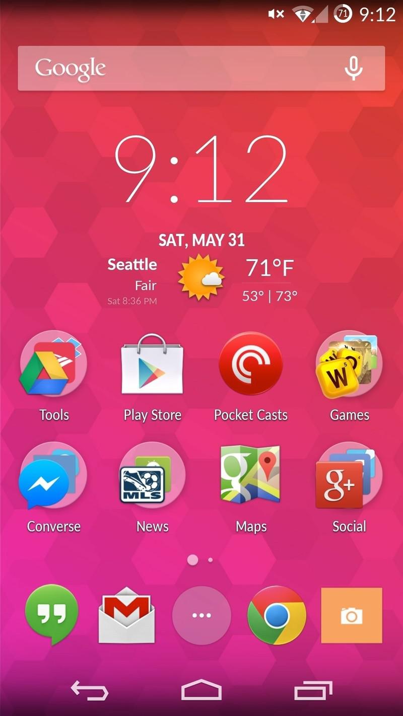 OnePlus One a jeho Home obrazovka
