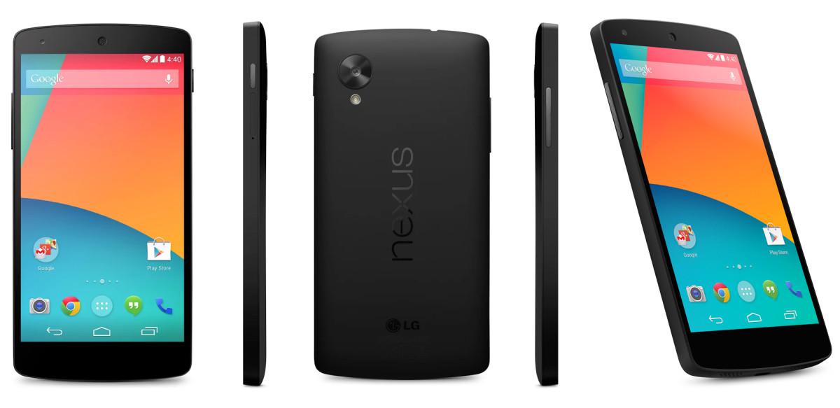 Google Nexus 5 patří s 2GB RAM NFC a FullHD displejem mezi nejžádanější telefony