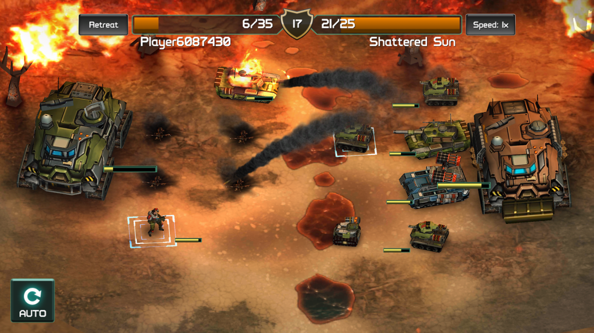 Global Assault je taktickou RPG hrou pro váš androidí tablet