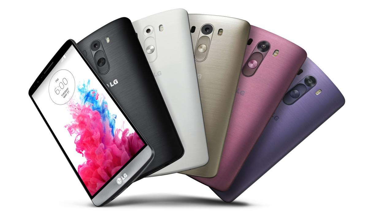 LG G3 barevne varianty