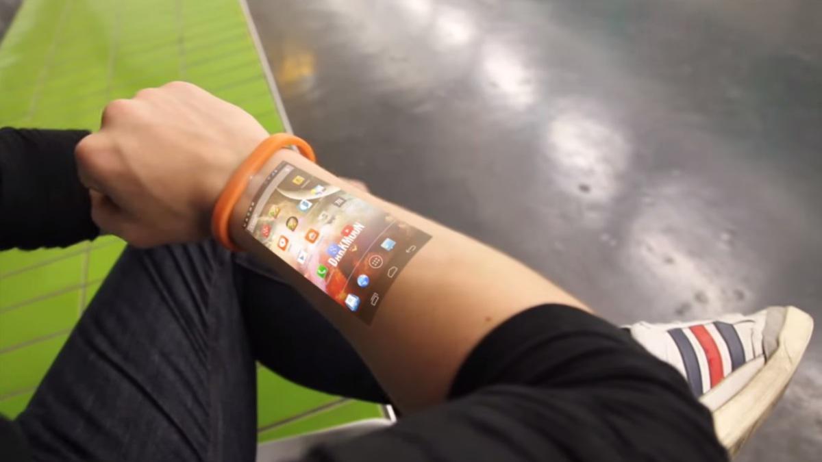 Cicret je chytrým náramkem budoucnosti - promítne obrazovku vašeho android telefonu na kůži