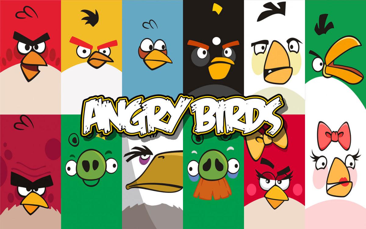 Přehled všech her s tématikou Angry Birds