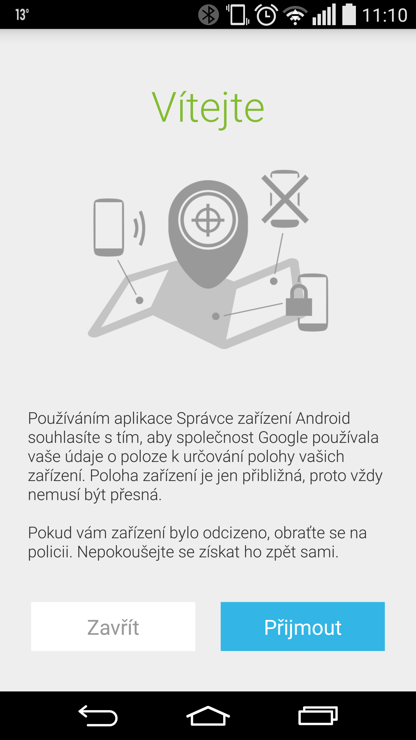 07 - Android Device Manager - uvodni informace