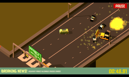 Android hra Pako Car Chase Simulator vas postavi do role zlocince