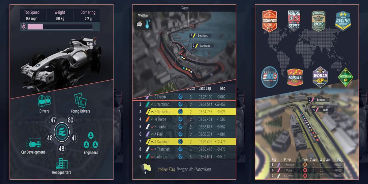 Motorsport Manager je výborná strategie závodního týmu pro android
