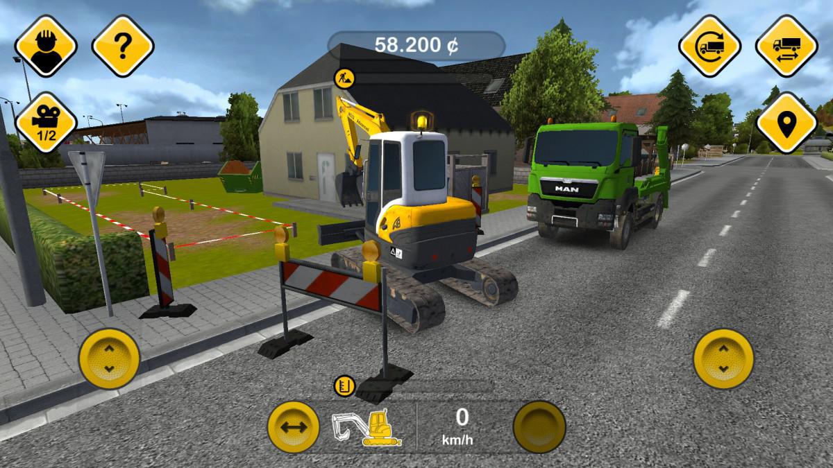 Construction Simulator je nejlépe zpracovanou simulací stavebních strojů na Android