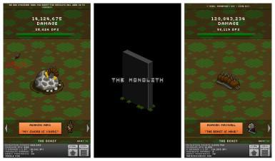 The Monolith - Klikací hra ve které budujete civilizaci