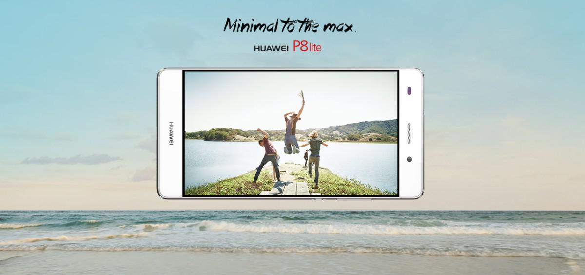 Huawei P8 Lite displej