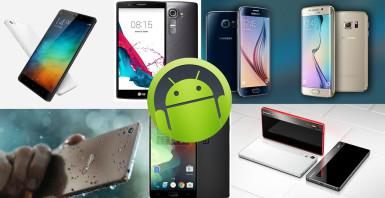 Top 15 Android telefony 2015