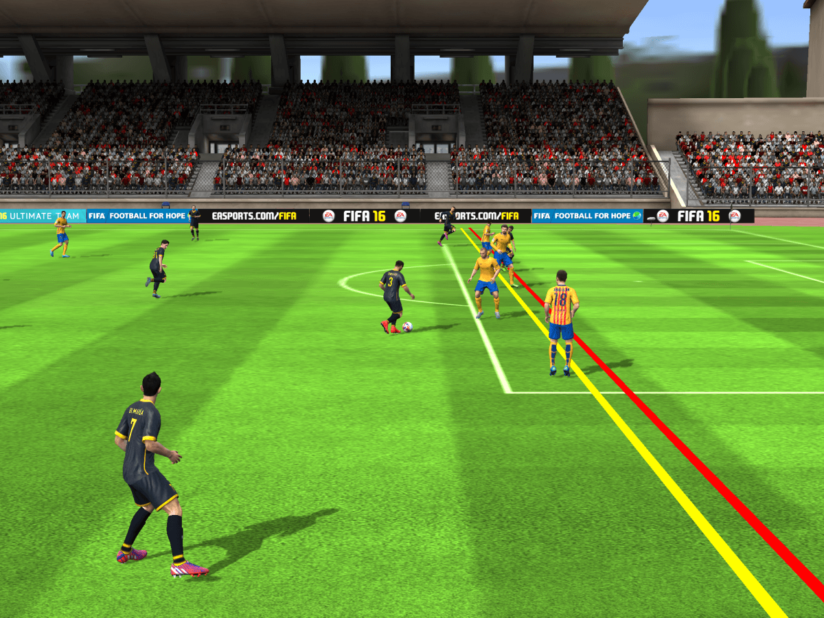 FIFA 16 Ultimate team - Utkání na fotbalovém hřišti