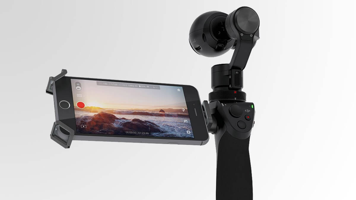DJI Osmo je profesionální kamera se stabilizátorem kterou připojíte k Android telefonu