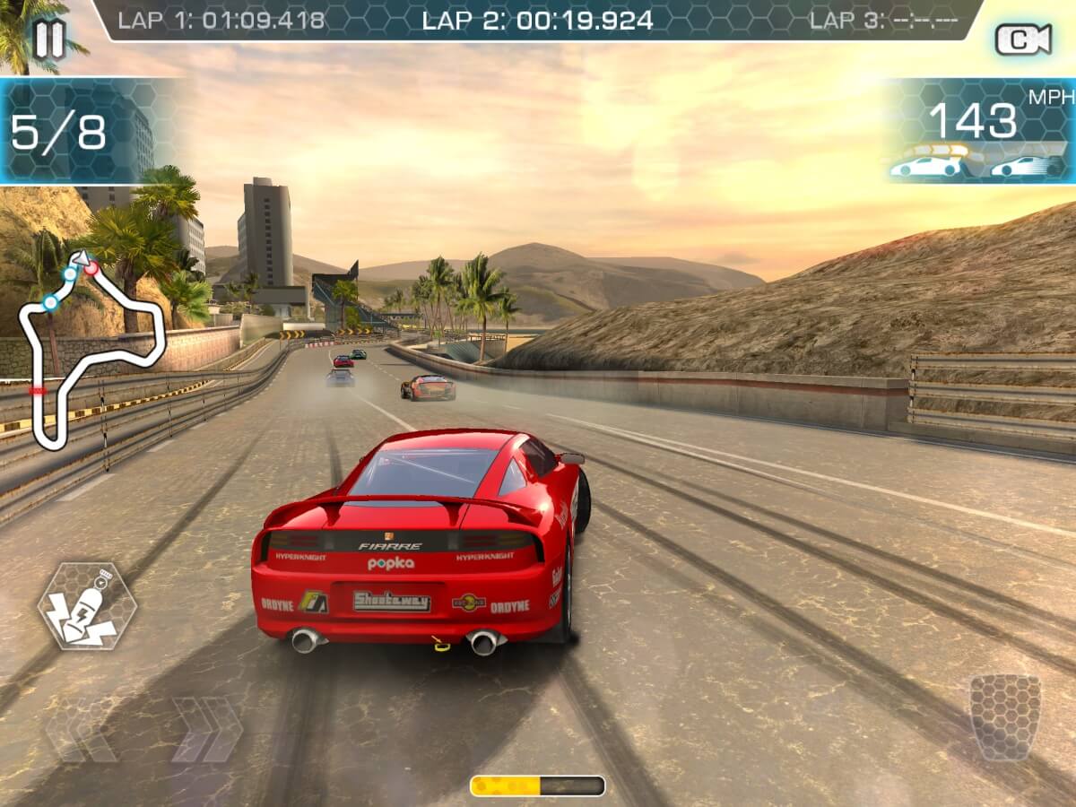 Ridge Racer Slipstream patří mezi nejlepší závodní hry pro Android