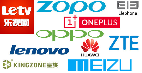 TOP 15 čínských telefonů s Androidem 2015