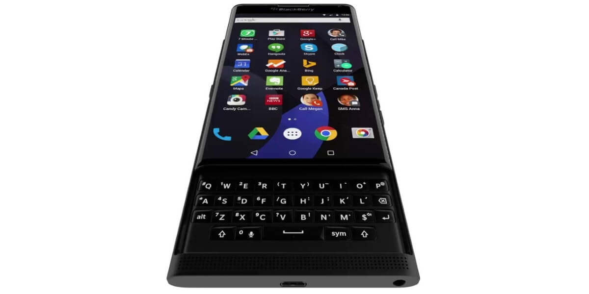 BlackBerry Priv klávesnice