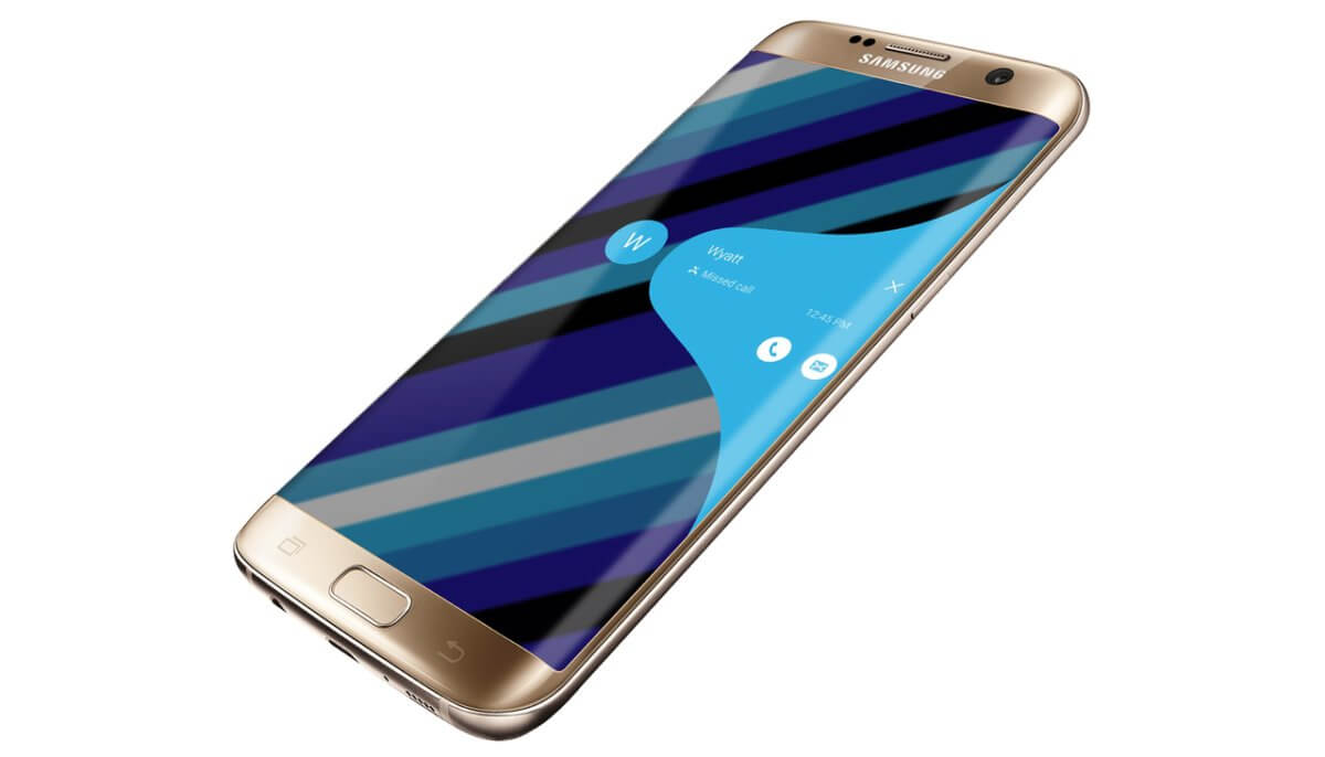 Samsung Galaxy S7 Edge z boku