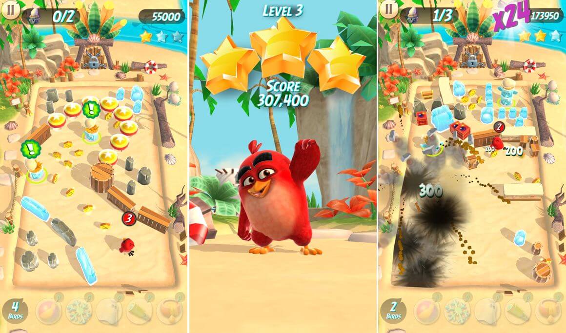 Angry Birds Action! něco mezi pinballem a naštvanými ptáky