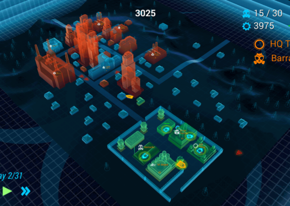Zombie City Defense - krásná a minimalistická grafika v celé kráse