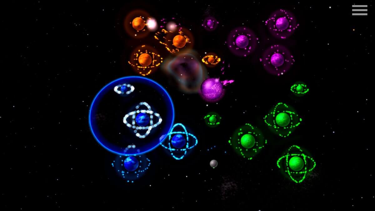 Auralux: Constellations - čtyři hráči v akci