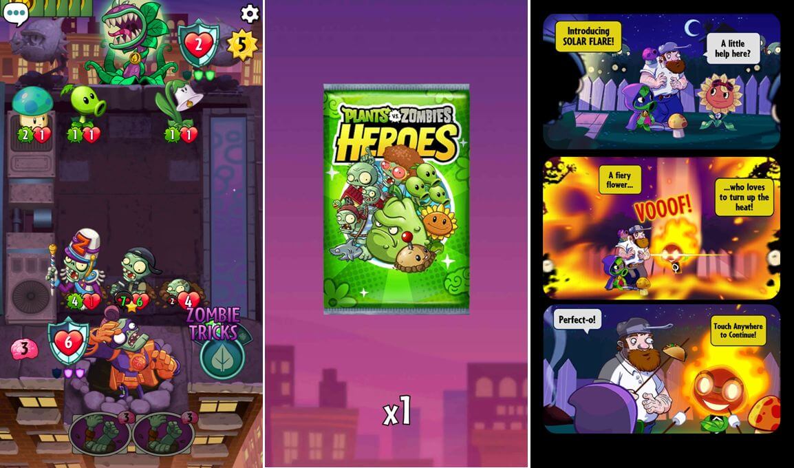 Plants vs. Zombies Heroes - nový balíček karet je vždycky událost