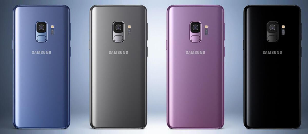 Samsung Galaxy S9 barvy