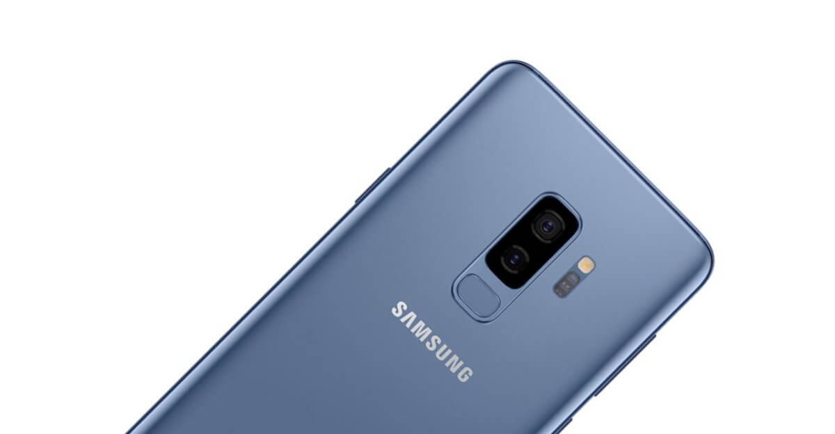 Samsung Galaxy S9+ detail